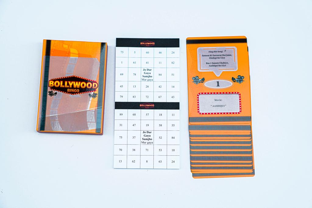 Bollywood Bingo Board Game - Golden Era "Bhoole Bisre Geet" Edition
