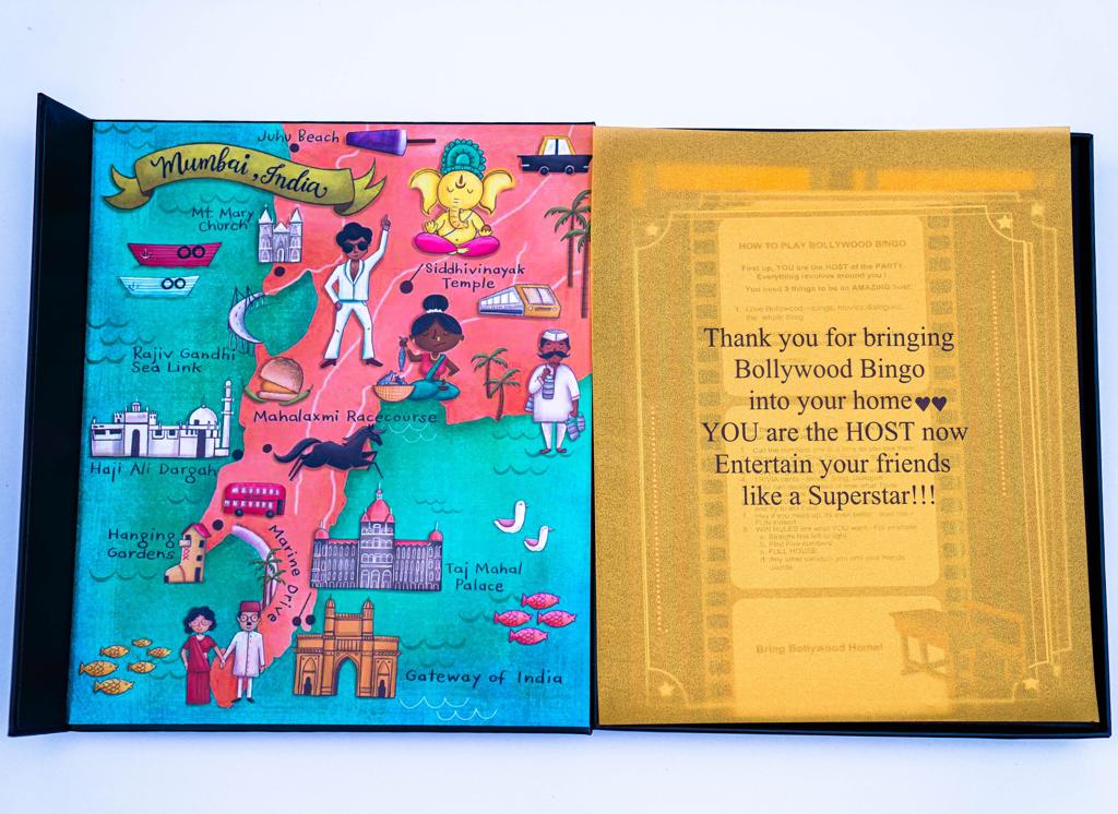 Bollywood Bingo Board Game - Golden Era "Bhoole Bisre Geet" Edition
